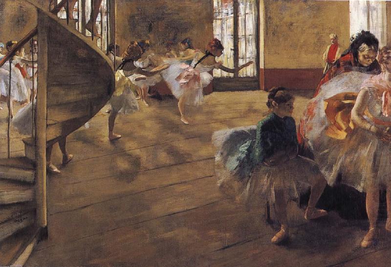 unknow artist Ballet rehearsal china oil painting image